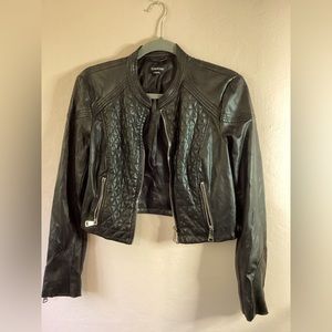 Bebe Faux Leather Jacket
